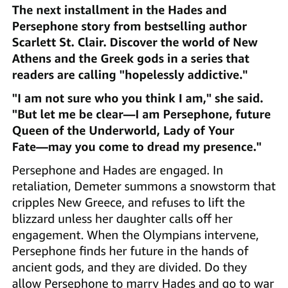 A Touch of Malice Hades X Persephone Saga Paperback Book # by Scarlett St. Clair - Picture 2 of 13